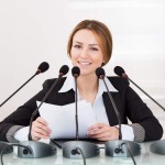 Businesswoman In Conference