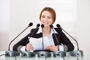 Businesswoman In Conference