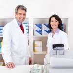 Portrait of two pharmacists