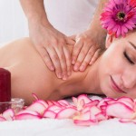 Woman getting spa treatment